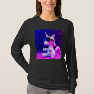Einhorn mit VR-Brille Süßes Einhorn T-Shirt