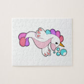 Einhorn mit Wasserblasen.PNG Puzzle (Horizontal)