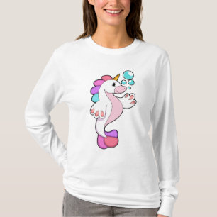 Einhorn mit Wasserblasen.PNG T-Shirt