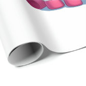 Einhorn mit Weihnachtspullover Einhorn Mädchen Chr Geschenkpapier (Rolleneckpunkt)