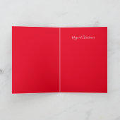 Einhorn mit wilden Blume in Wasserfarbe Karte (Innenseite)