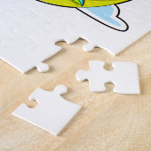 Einhorn mit Wolken und Mond Puzzle (Seite)
