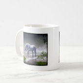 Einhorn-Mond Kaffeetasse (Vorderseite Links)