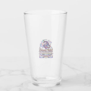 Einhorn Mond Kind Einhorn Original Zazzle Design_ Glas