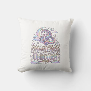 Einhorn Mond Kind Einhorn Original Zazzle Design_ Kissen