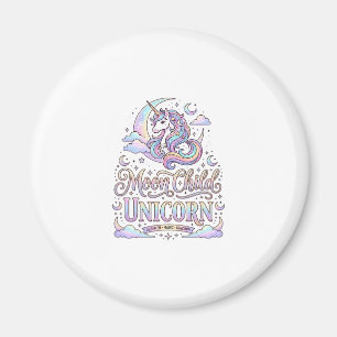 Einhorn Mond Kind Einhorn Original Zazzle Design_ Magnet