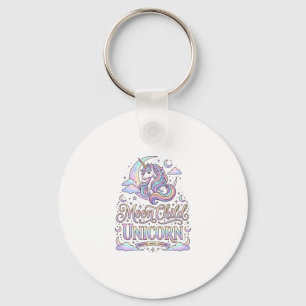 Einhorn Mond Kind Einhorn Original Zazzle Design_ Schlüsselanhänger