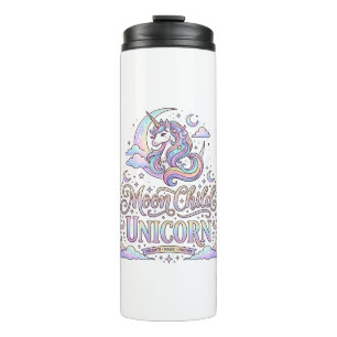 Einhorn Mond Kind Einhorn Original Zazzle Design_ Thermosbecher