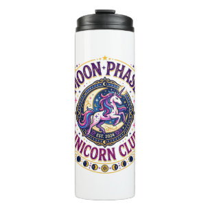 Einhorn-Mondphase-Einhorn-Club-Werbe-Shirt G Thermosbecher
