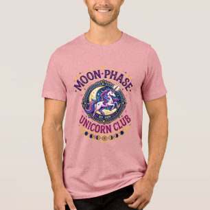 Einhorn-Mondphase-Einhorn-Club-Werbe-Shirt G Tri-Blend Shirt