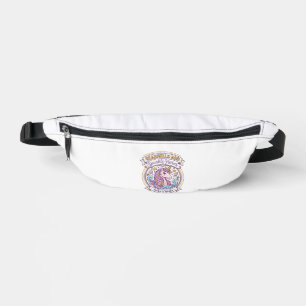 Einhorn-Muscheln und Funkelhörner POD Fertig Zazz Bauchtasche
