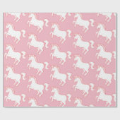 Einhorn-Muster Geschenkpapier (Flach)