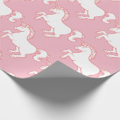 Einhorn-Muster Geschenkpapier (Ecke)