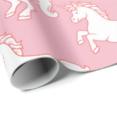 Einhorn-Muster Geschenkpapier (Rolleneckpunkt)