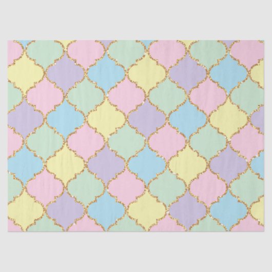 Einhorn-Muster-Gewebepapier für Geburtstage Seidenpapier (Vorderseite)