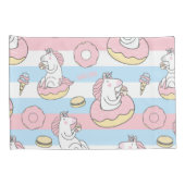 Einhorn-Muster Kissenbezug (Rückseite-Rechts)