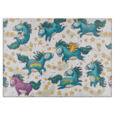 Einhorn-Muster Schneidebrett (Vorderseite)
