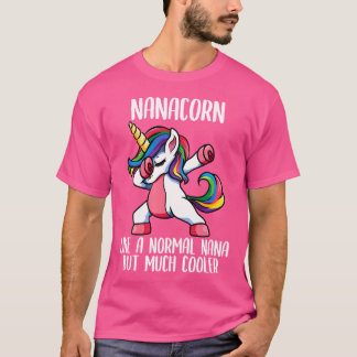 Einhorn-Nana-Mädchen-Geburtstagsfeier-Bekleidung N T-Shirt