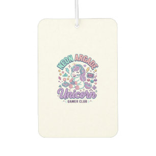 Einhorn Neon Arcade Einhorn Retro-Stil Produkt Gr Autolufterfrischer
