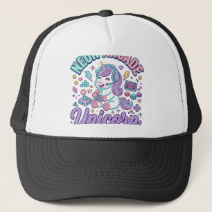 Einhorn Neon Arcade Einhorn Retro-Stil Produkt Gr Truckerkappe