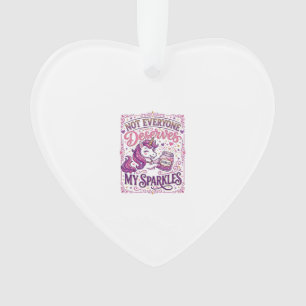 Einhorn Nicht jeder verdient meine Funken Stylisch Ornament
