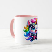 Einhorn-Ninja-Tasse Tasse (Vorderseite Links)