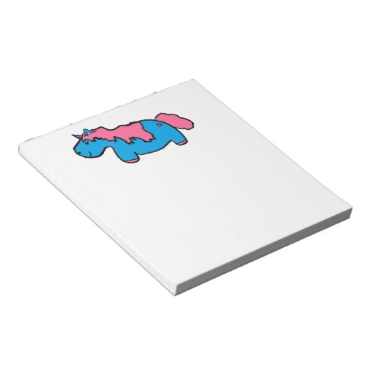 Einhorn Notizblock (angewinkelt)