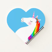 Einhorn Notizblock (Rückseite)