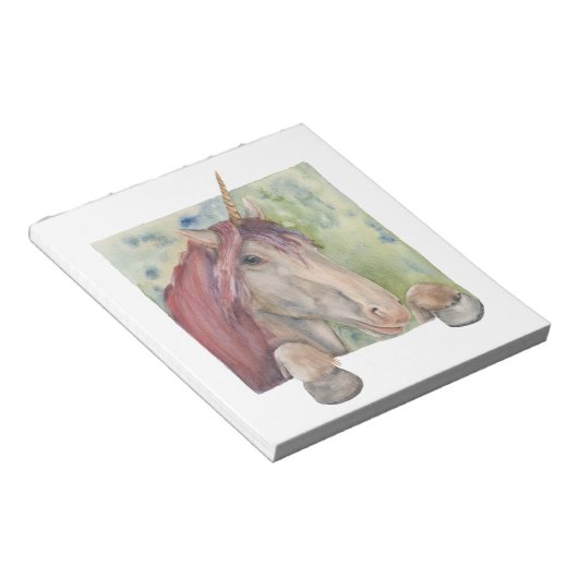 Einhorn Notizblock (angewinkelt)