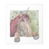 Einhorn Notizblock (Vorderseite)