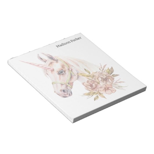 Einhorn Notizblock (angewinkelt)