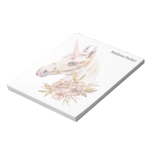 Einhorn Notizblock (Rotiert)