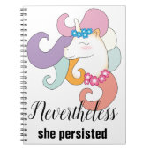 Einhorn Notizblock (Vorderseite)