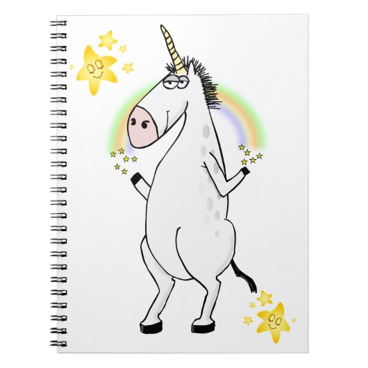 Einhorn Notizblock (Vorderseite)