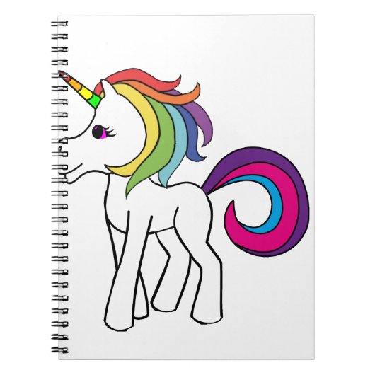 Einhorn Notizblock (Vorderseite)