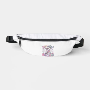 Einhorn Nur ein Mädchen das Einhörner liebt Weißer Bauchtasche