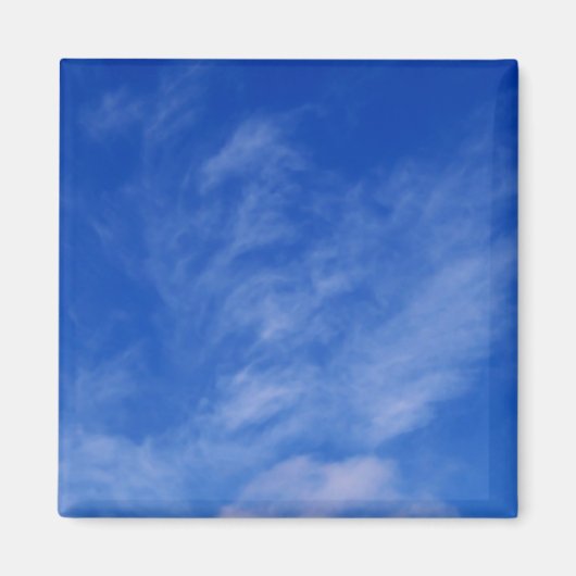 Einhorn oder Drache in den Wolken - Magnet (Vorne)