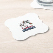 Einhorn-Opa Vintage-Stich-Shirt-Design_1 Untersetzer (angewinkelt)