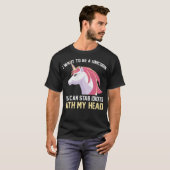 Einhorn-Paar-Daune T-Shirt (Vorne ganz)