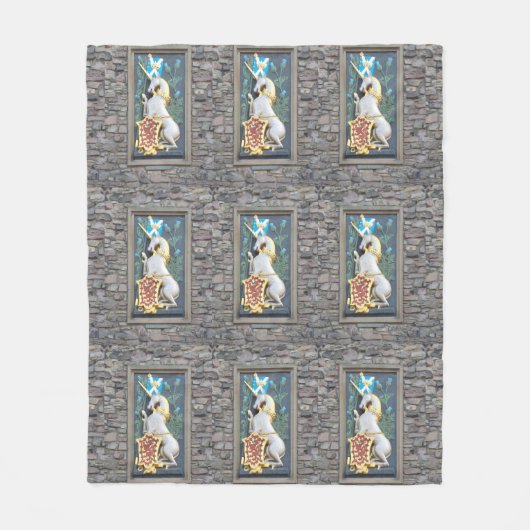 Einhorn, Palast Holyrood Fleecedecke (Vorderseite)