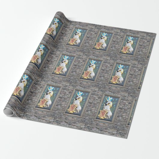 Einhorn, Palast Holyrood Geschenkpapier (Ungerollt)