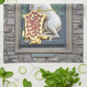 Einhorn, Palast Holyrood Geschirrtuch (Gefaltet)