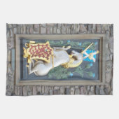 Einhorn, Palast Holyrood Geschirrtuch (Horizontal)