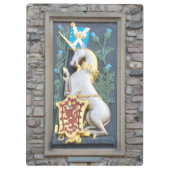 Einhorn, Palast Holyrood Klemmbrett (Rückseite)