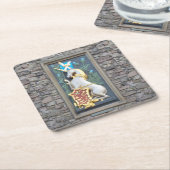 Einhorn, Palast Holyrood Rechteckiger Pappuntersetzer (angewinkelt)