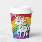 Einhorn Pappbecher (Rückseite)