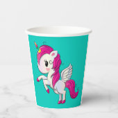 Einhorn Pappbecher (Vorderseite)