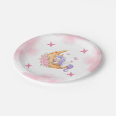 Einhorn Pappteller (Schrägansicht)