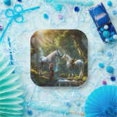 Einhorn Pappteller (Party)