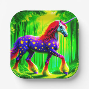 Einhorn Pappteller